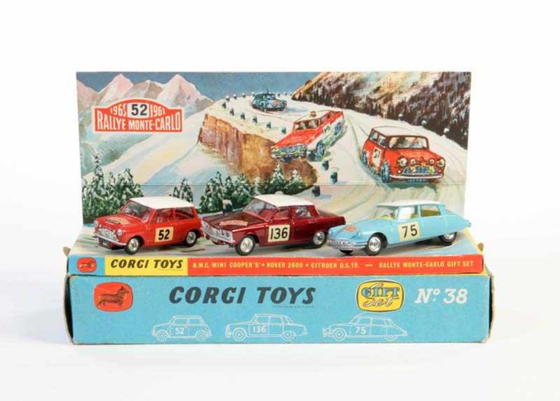 Corgi Toys, Rallye Monte Carlo Set, England, 1:43, Druckguss, Okt Z 1-, Z 1 Corgi Toys, Rallye Monte