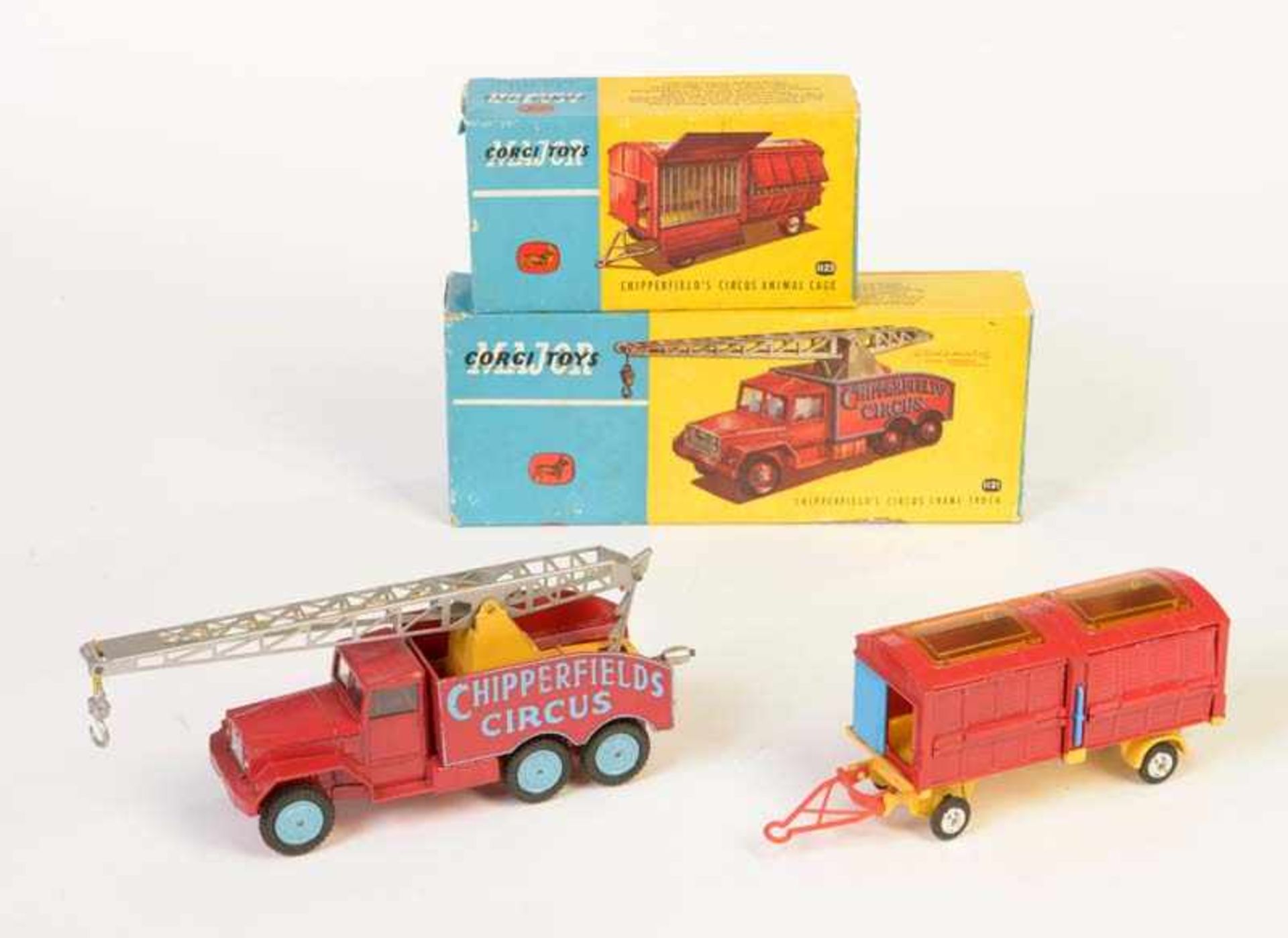 Corgi Toys, Loewen Transporter + Kranwagen, England, 1:43, Druckguss, Okt Z 1-2, Z 1 Corgi Toys,