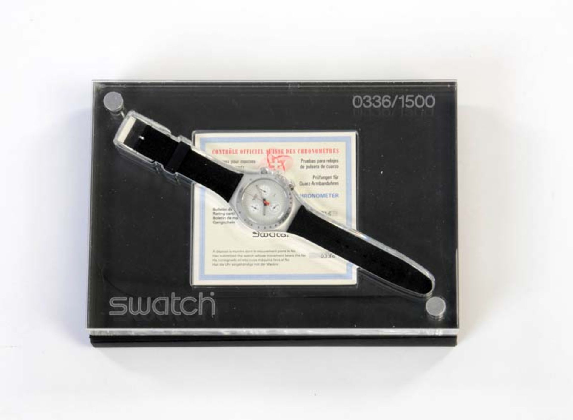 Swatch, Irony Chrono 0366/1500, Swiss made, Box 25x17 cm, Okt Z 1-, Z 1 Swatch, Irony Chrono 0366/