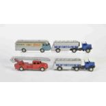 Märklin, 2 ARAL Tankwagen, Feuerwehr + Phoenix LKW, W.-Germany, 1:43, 2x Kst + 2x Druckguss,