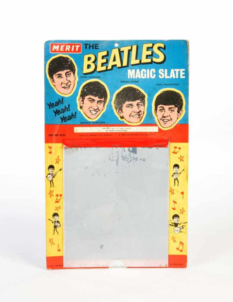 Randall LTD, The Beatle Magic Slate von 1964, England, 21x34 cm, Z 2-3Randall LTD, The Beatle