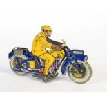 Mattoy, PUI 50 AA Motorcycle, England, 20 cm, Blech, UW ok, LM, Z 2-3Mattoy, PUI 50 AA Motorcycle,