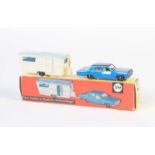 Siku, Opel Kapitän + Westfalia Caravan, W.-Germany, 1:66, Druckguss, min. LM, Okt Z 2- Z 1-2Siku,