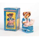 Yone, Batterieautomat "Hungry Baby Bear" , Japan, 22 cm, GemBw, Bat. Antrieb defekt, Okt Z 2-3,