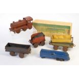 Konvolut Blecheisenbahn, LM, Z 4Bundle Railway out of Tin, paint d., C 4