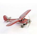 Tippco, Zivilflugzeug NEO, Germany VK, 34 cm, Blech, UW ok, LM, bespielt, Z 2-Tippco, Civil Plane