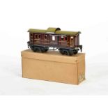 Märklin, Rheingold Gepäckwagen, Germany VK, 24 cm, Spur 0, Blech, Okt Z 1-, schöner Originalzustand,