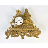 Kaminuhr um 1890 (Ersatzteilspender), France, 30 cmFireplace Clock around 1890 (spare part donator),