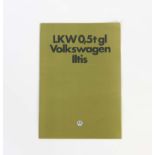 VW Prospekt "Itis" 1978, 12 Seiten, Z 1-VW Brochure "Itis", 12 pages, C 1-