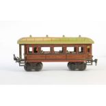 Märklin, Speisewagen mit Inneneinrichtung, Spur 1, LM am Dach, Z 2-Märklin, Dining Car with Interior