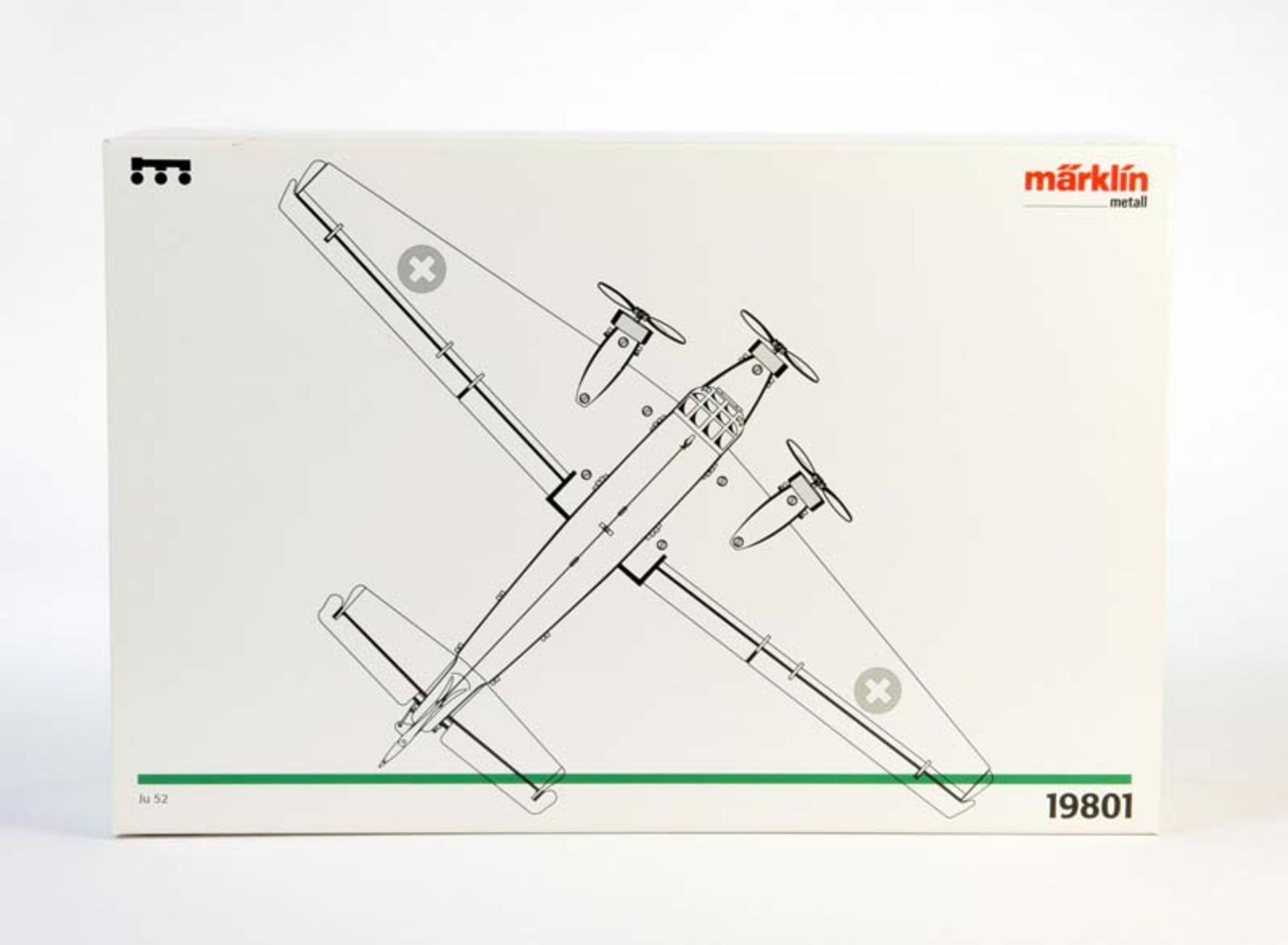 Märklin, JU 52 (Schweiz) Replika, 38 cm, Blech, UW ok, Okt Z 1, Z 1Märklin, JU 52 (Switzerland)