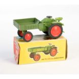 Strenco, Fendt Traktor, W.-Germany, 19 cm, Kst, min. LM, Okt Z 1-, Z 2+Strenco, Fendt Tractor, W.-