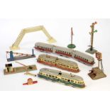 JEP u.a., 3 Triebwagen + Zubehör, Spur 0, LM, RS, Z 3/4JEP a.o., 3 Rail Cars + Accessories, gauge 0,