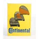 Blechschild "Continental Absätze", 36x51 cm, min. LM, Hersteller Hoffmann/Thun, guter Zustand, Z 1-