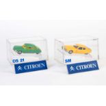 Siku, Citroen D 21 + Citroen SM, W.-Germany, 1:66, Druckguss, mit Display, Z 1Siku, Citroen D 21 +