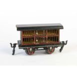 Märklin, Kleintierwagen 1911/0 uralt, Germany VK, 13 cm, altersbedingte LM, geschlossene