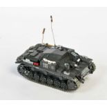 Sturmgeschütz + Panzer, 20 cm, Druckguss, min. LM, Z 2+Assault Gun + Tank, diecast, min. piant d., C