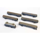 Märklin, SEH 800 + 5 Wagen, W.-Germany, Spur H0, teilw. LM, Z 2-/3Märklin, SEH 800 + 5 Wagon, W.-