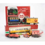 LGB, Startpackung + 4 Wagen, W.-Germany, Spur G, meist sehr guter ZustandLGB, Starter Box + 4 Wagon,