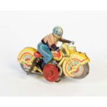 Yoshiya, Motorcycle No 1, Japan, 12 cm, Blech, UW ok, min. LM, Z 2Yoshiya, Motorcycle No 1, Japan,