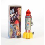 Alps, Space Rocket Saturn, Japan, 29 cm, GemBw, Bat. Antrieb + Funktion ok, Okt Z 1-, Z 1Alps, Space