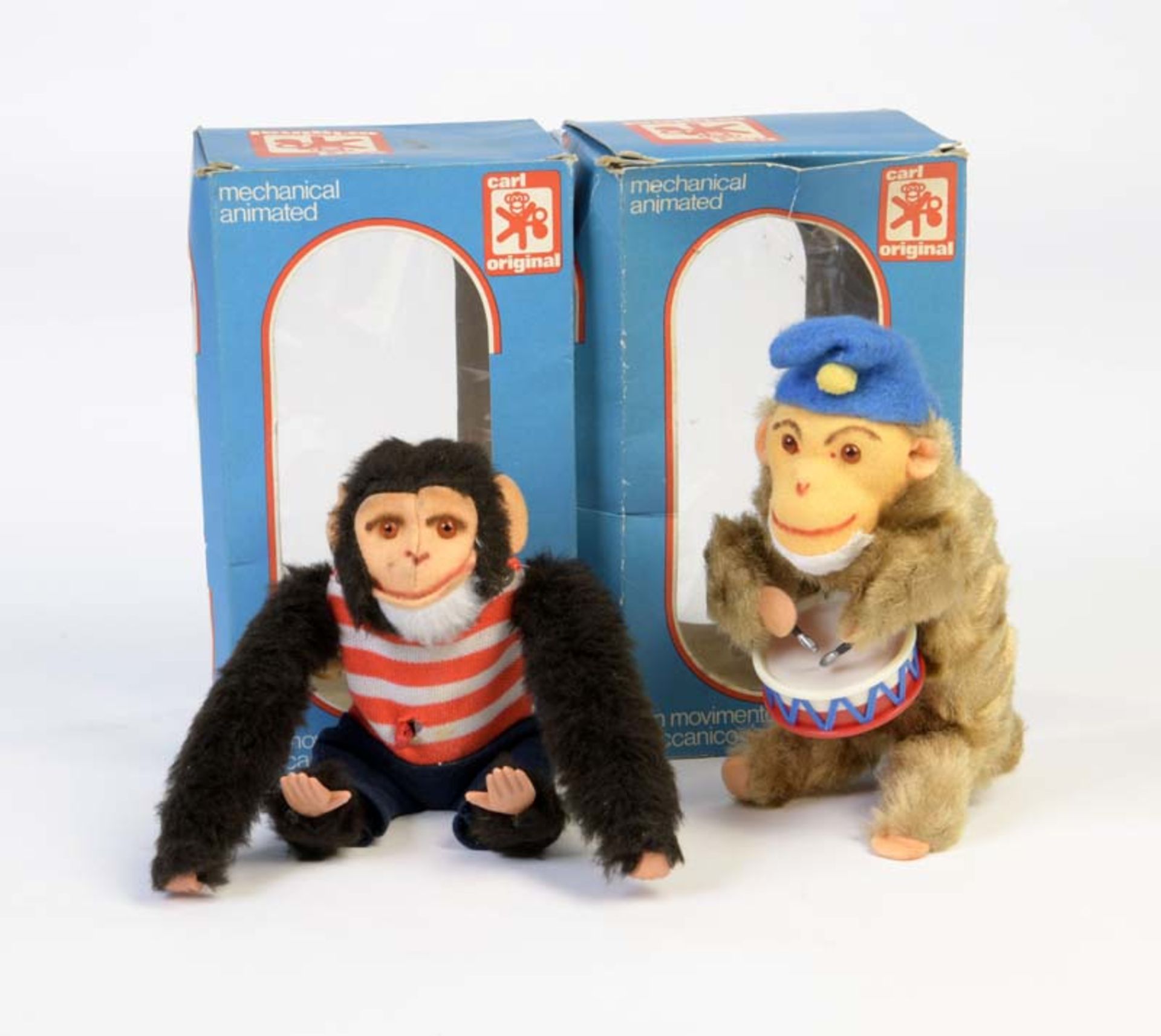 Carl, 2 Affen, W.-Germany, 20 cm, UW ok, Okt Z 2+/2-, Z 1/1-Carl, 2 Monkeys, W.-Germany, cw ok,