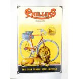 Emailleschild "Phillips Fahrrad", 47x72 cm, neuwertig, Z 1+Enamel Sign "Phillips Fahrrad", as new, C