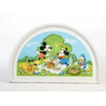 Walt Disney, Tablett Mickey, Minnie, Pluto + Donald, 45 cm, Blech, LM, Z 2-Walt Disney, Tray Mickey,