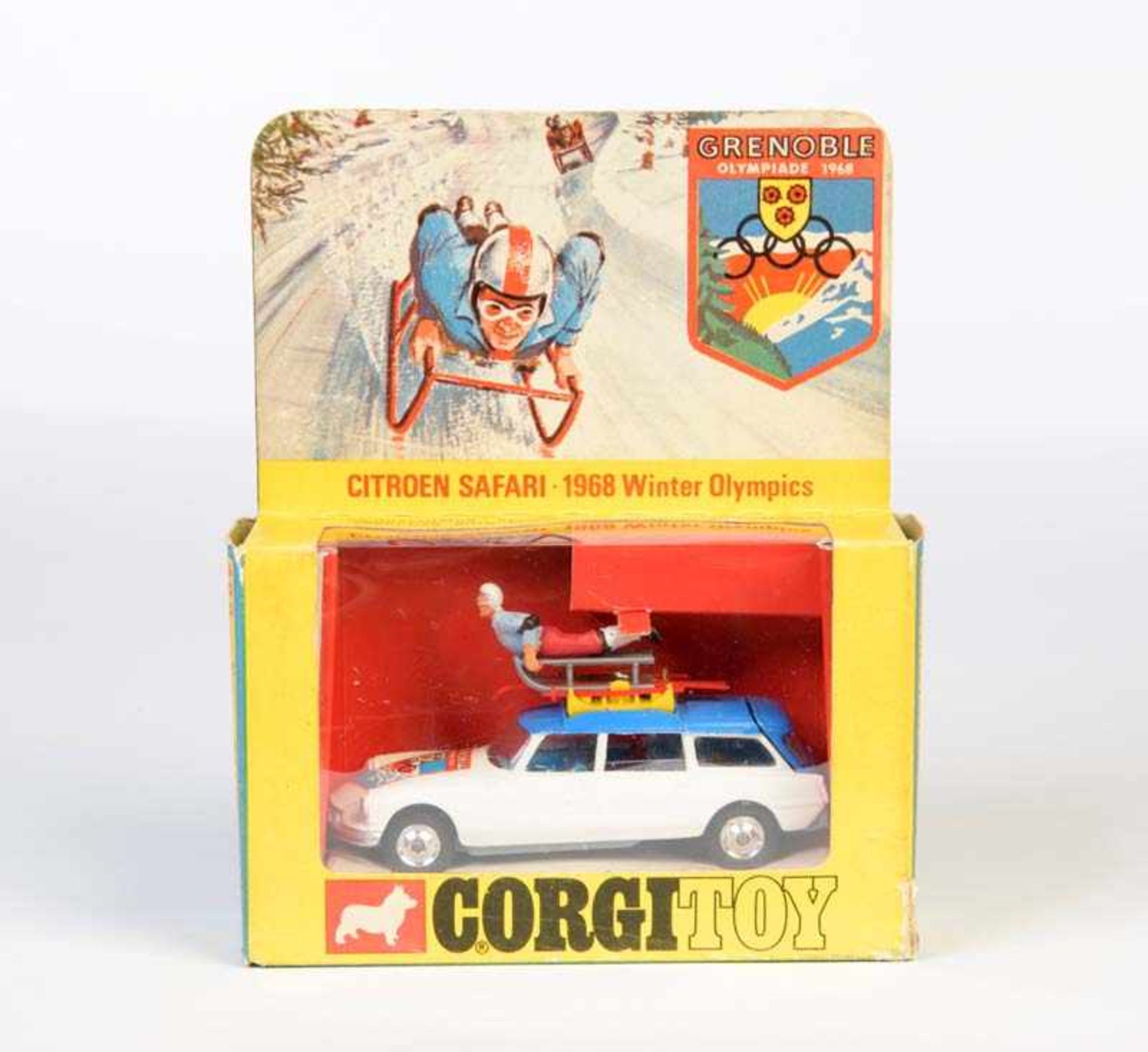 Corgi Toys, Citroen Safari 1968 Winter Olympics Grenoble, England, 1:43, Druckguss, min. LM, Okt Z 2