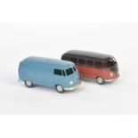 Märklin, 2x VW Bus, W.-Germany, 1:43, Druckguss, min. LM, Z 2Märklin, 2x VW Bus, W.-Germany, 1:43,