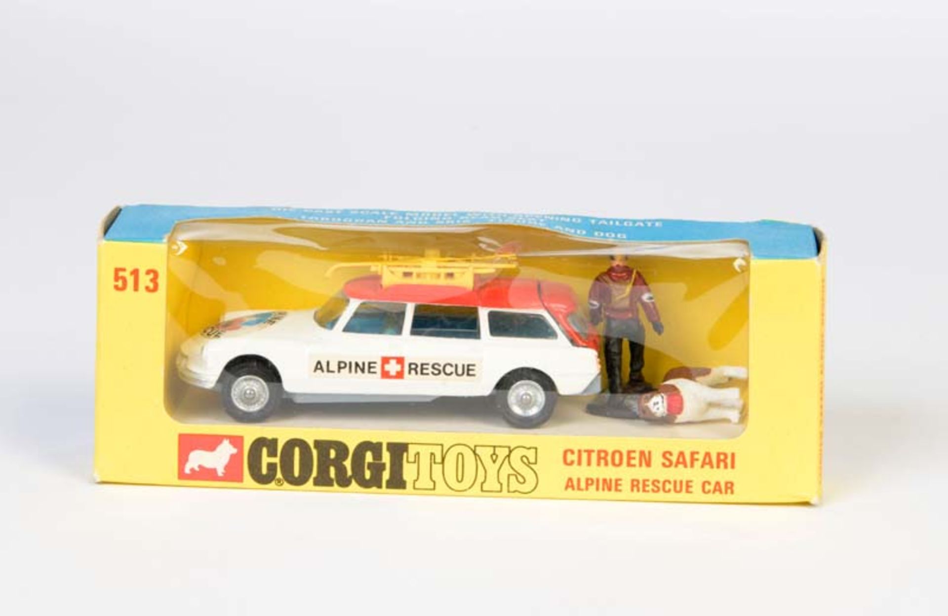 Corgi Toys, Citroen Safari Bergrettung Set, England, 1:43, Druckguss, min. LM, Okt Z 2- (Blister