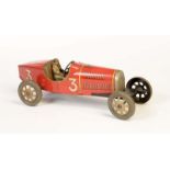 Bugatti Rennwagen, France, 34 cm, Blech, UW ok, min. LM, Z 2Bugatti Racing Car, France, tin, cw