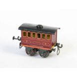 Märklin, Katastrophenwagen von 1902/1908, Spur 0, altersbedingte LM, sonst guter ZustandMärklin,