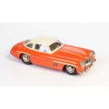 Tippco, Mercedes 300 SL, W.-Germany, 26 cm, Blech, Friktion ok, LM, Z 2-Tippco, Mercedes 300 SL,