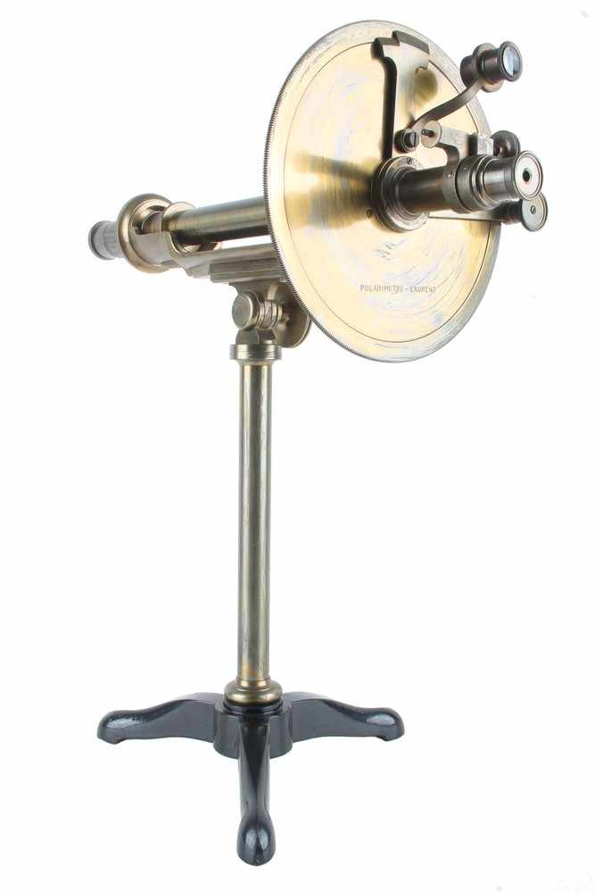 Laurent Polarimeter Frankreich um 1900, bezeichnet „Laurent succ de Soleil 31, rue Humboldt, Paris