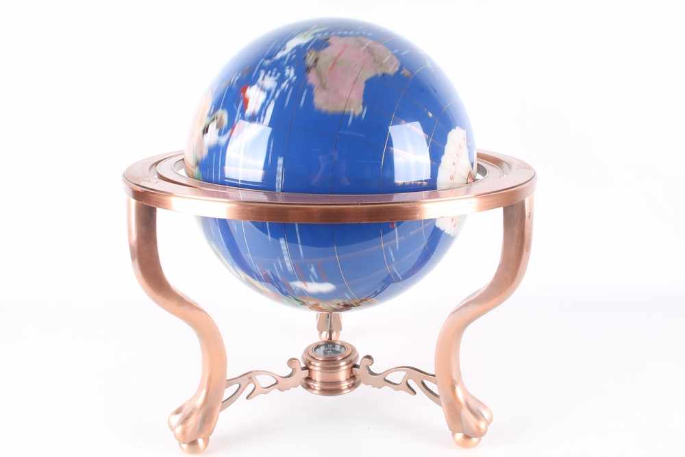 Edelstein Globus mit Licht und FB 50 cm  GS50 