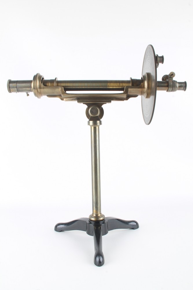 Laurent Polarimeter Frankreich um 1900, bezeichnet „Laurent succ de Soleil 31, rue Humboldt, Paris - Image 2 of 4