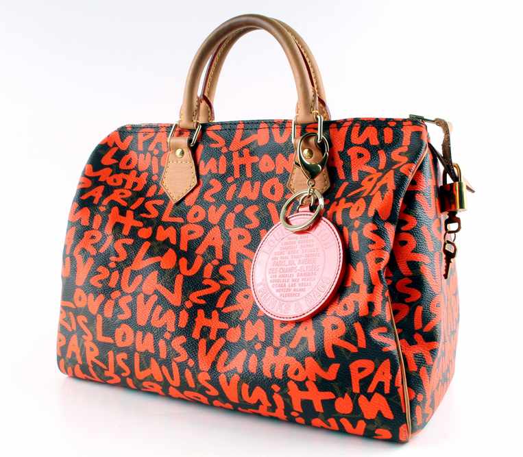 Louis Vuitton Monogram Graffiti Speedy 30 Handtasche mit SchlüsselanhängerLeder, Rreißverschluss mit - Image 2 of 5