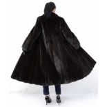 Blackglama Nerzmantel, lang, beautiful fur coat, dark brown, blackglama mink coat, full length,