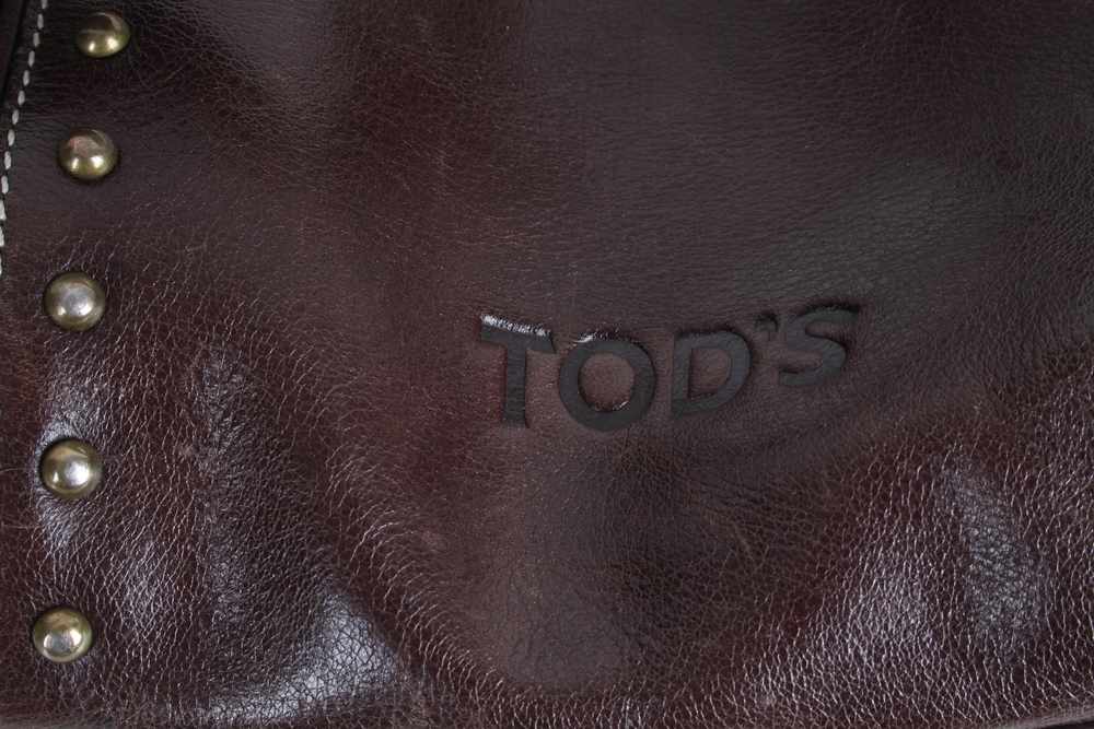 Tods Shopper Leder dunkel braune Handtasche Schultertasche Leather BagDamentasche mit Henkel, Leder, - Image 3 of 4