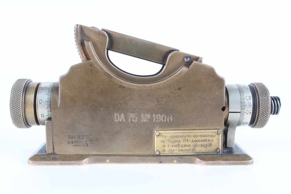 WWI von 1916 Geschützaufsatz Artillerie-Richthilfe Inklinometer,Italien 1916 WWI 1.Weltkrieg, - Image 2 of 6