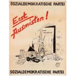 Propaganda poster SDP Germany Anti Nazi