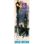 Travel Poster Sabena Great Britain