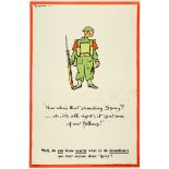 WWII Propaganda Poster Fougasse Chemical Warfare