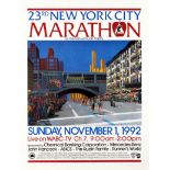 Sport Poster New York City Marathon 1992