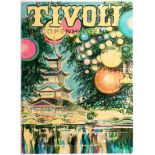 Travel Poster Tivoli Copenhagen Denmark