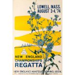 Sport Poster New England Rowing Regatta