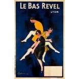 Original Advertising Poster Leonetto Cappiello Silk Stockings Le Bas Revel