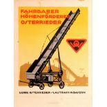 Advertising Poster Farm Equipment Ludwig Hohlwein