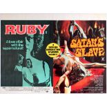 Movie Poster Horror Double Bill Ruby Satan's Slave Chantrell